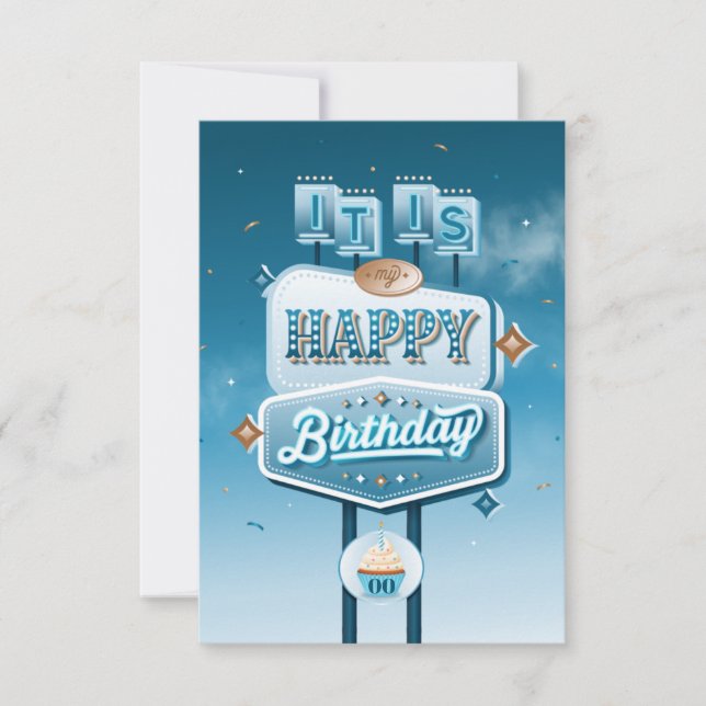 Es mi invitación feliz de cumpleaños (pequeña) (Anverso)