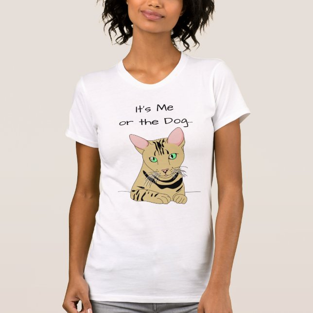 Es Mi o el Gato, Adiós Fido, Camiseta de Gato Dive (Anverso)
