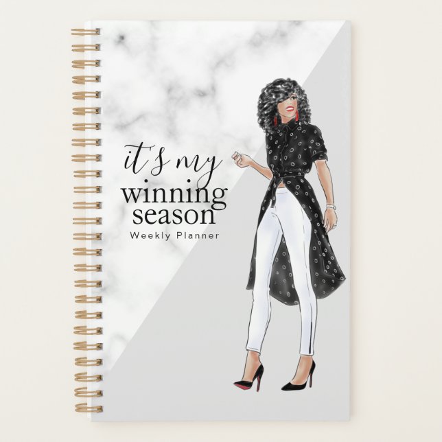 Es mi planificador de temporada ganador. (Anverso)