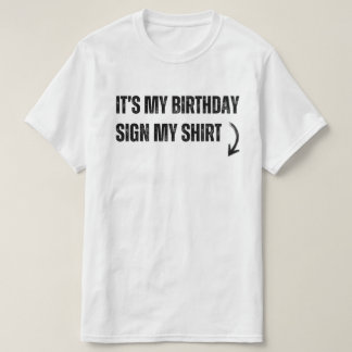 Es mi Rótulo de cumpleaños mi camiseta cumpleaños 