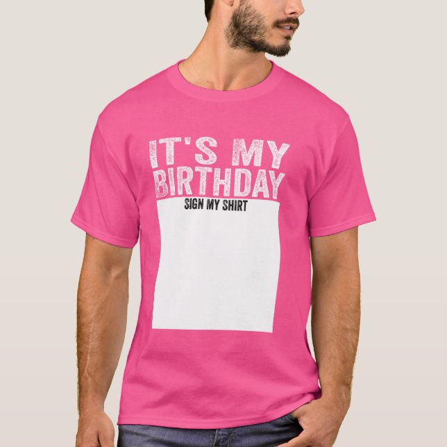 Es mi Rótulo de cumpleaños mi camiseta regalos gra (Anverso)