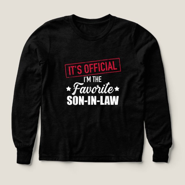 Es oficial soy el yerno favorito (Diseño frontal)