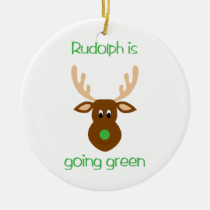 es ornamentos verdes el ir del navidad