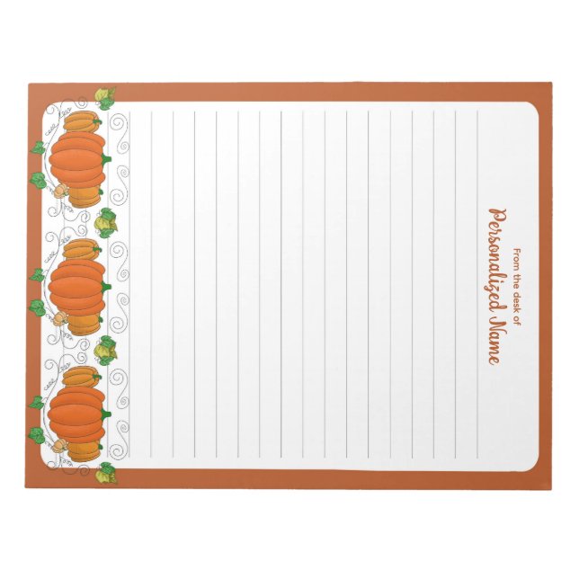 Es otoño y todo - Bloc de notas en línea (Frente)