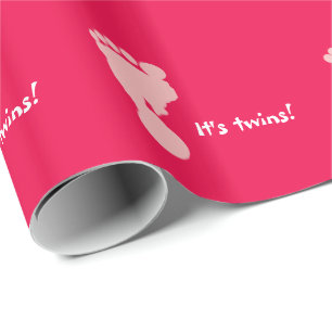 Es papel de embalaje subió los gemelos de las