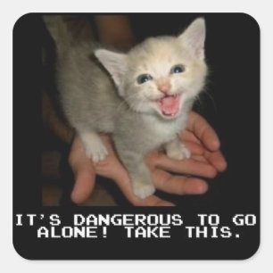 Es peligroso ir los pegatinas solos