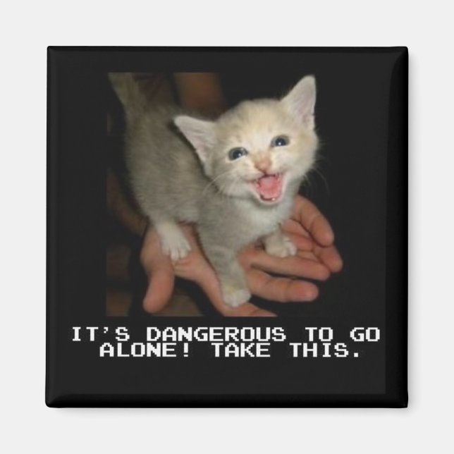 Es peligroso ir solo a un imán (Frente)