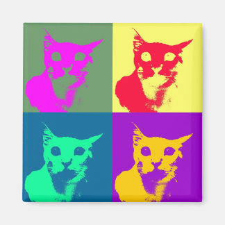 ¡Es Pop-art Lance en un imán funky de frigorífico!