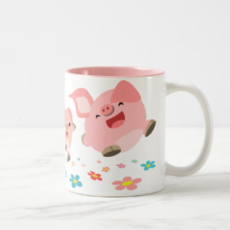 Es primavera!!-Dos tazas de cerdo Personalizado