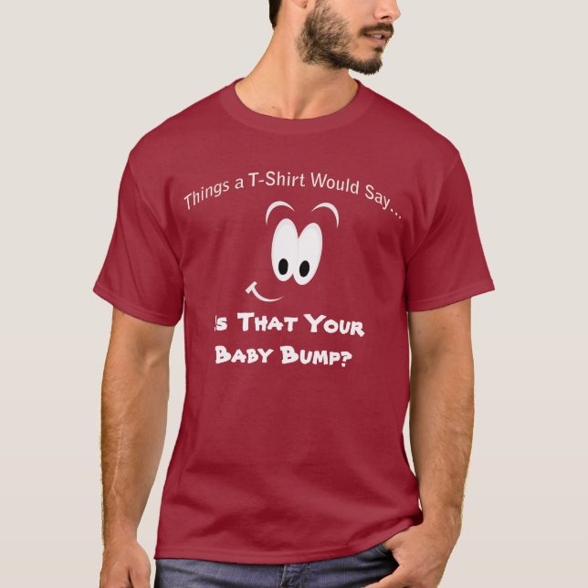 Es Que Su Bebé Golpea Una Camiseta Oscura (Anverso)