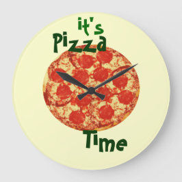 Es reloj de tiempo de la pizza