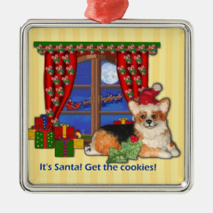¡"Es Santa! Consiga las galletas!" Ornamento del