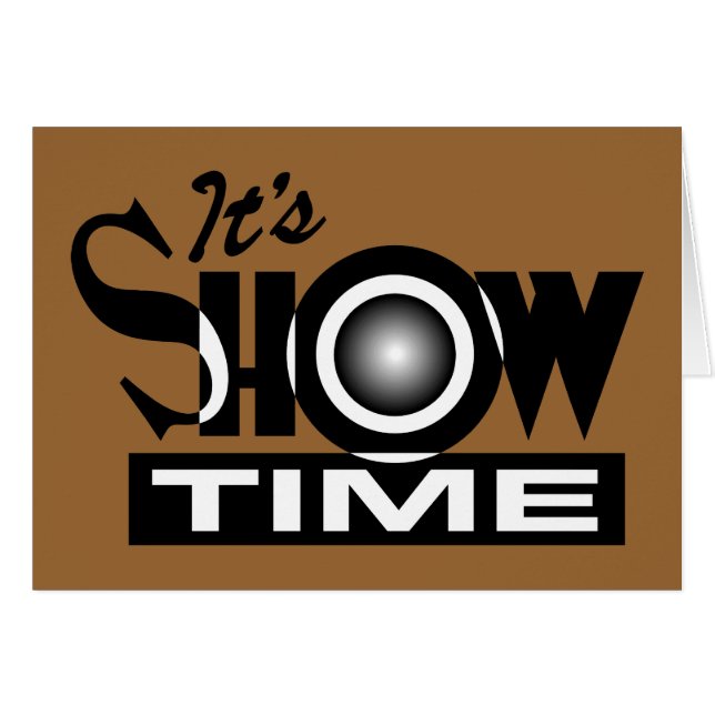 Es Showtime - el decir divertido americano del (Anverso (Horizontal))