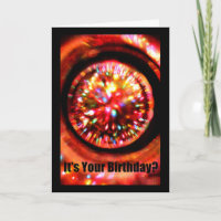 ¿Es su cumpleaños? ¡Maravilloso! Tarjeta de