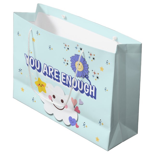 Es Suficiente Bolsa De Regalo - Nube Y Flor Cuesta (Angulo Anverso)