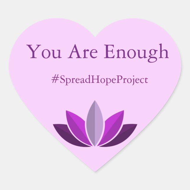 Es Suficiente Pegatina (Anverso)