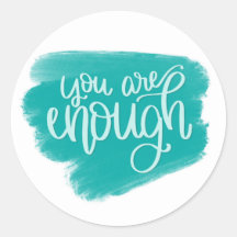 Es Suficiente Pegatina Redondo