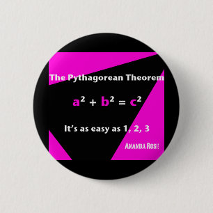 Es tan fácil como 1, 2, botón de 3 Fuschia