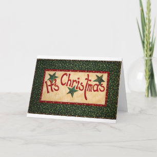 Es tarjeta de felicitación del navidad
