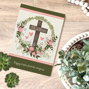 Es Tarjeta De Personalizado Feliz Pascua De Risen 