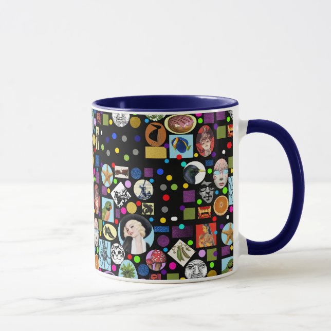 Es taza combinada del mundo enojado, enojado, (Derecha)