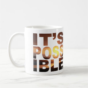 Es taza de café posible de la puesta del sol