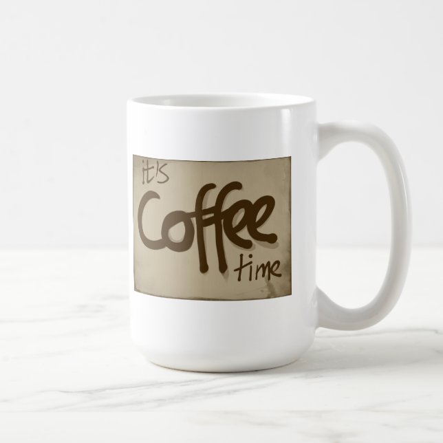 Es taza del tiempo del café (Derecha)
