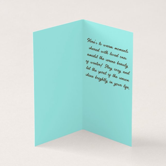 Es temporada para ser una tarjeta de Navidades ale (Interior)