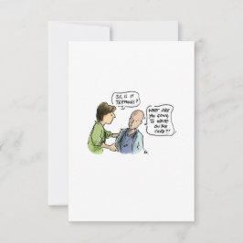 ¿Es Terminal? Tarjeta divertida de cáncer