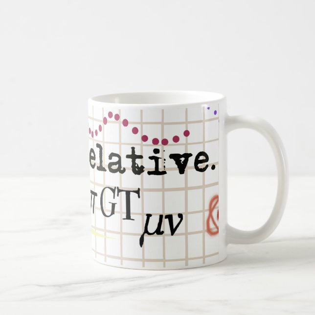 Es toda la taza relativa de la relatividad (Derecha)