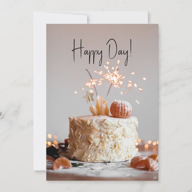 Es todo para ti tarjeta de cumpleaños (Anverso)