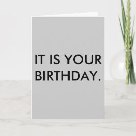 ES TU CUMPLEAÑOS. Tarjeta