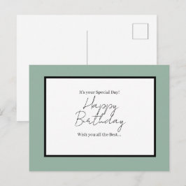 Es tu día especial – Tarjeta de Feliz Cumpleaños