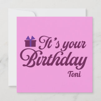 Es Tu Invitación de Cumpleaños