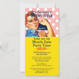 Es tu suministro personalizado de Fiesta Rosie