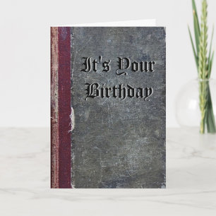 Es tu tarjeta de diseño de cumpleaños Olde Booke