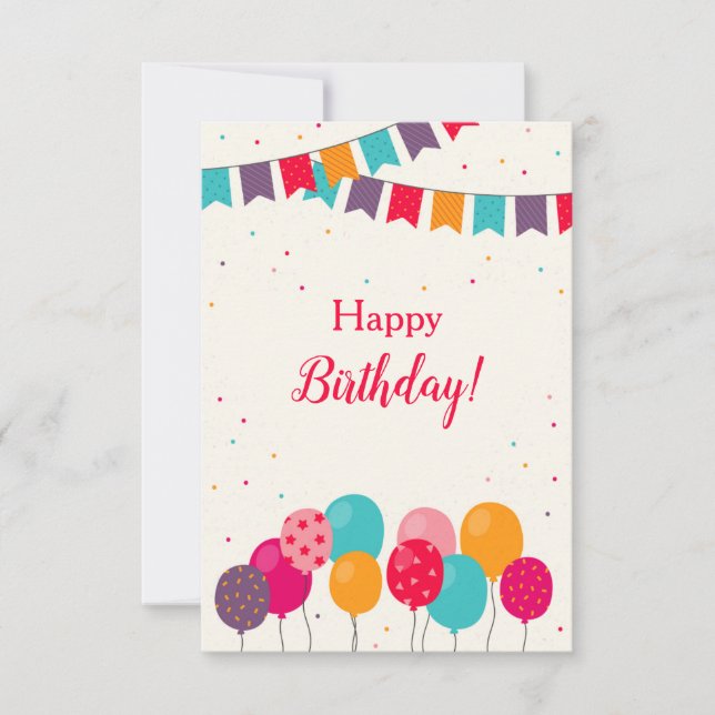 Es tu tarjeta de felicitación de cumpleaños (Anverso)
