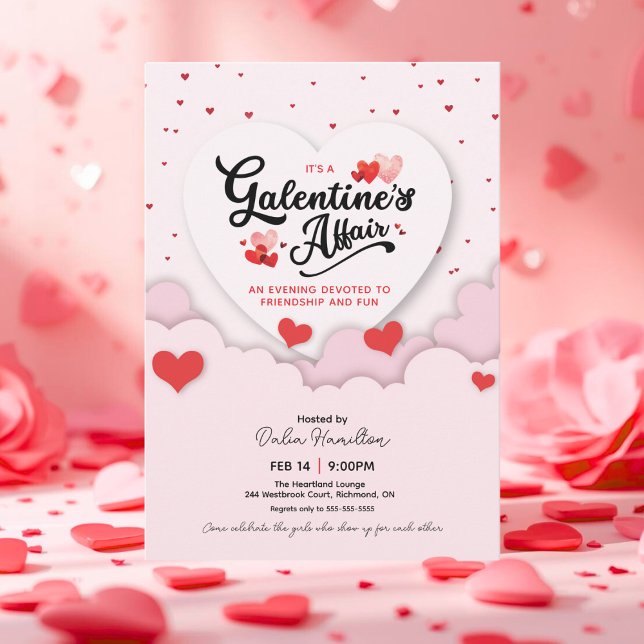 Es un asunto de Galentines Invitación de San Valen (Subido por el creador)