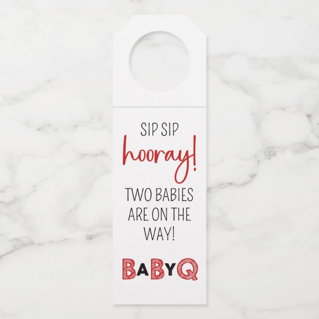 Es un Baby Q para colgador de biberones de gemelos (Anverso)