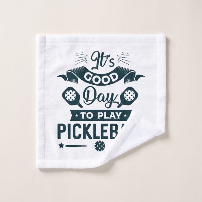 Es un buen día para jugar Pickleball (Toallita)