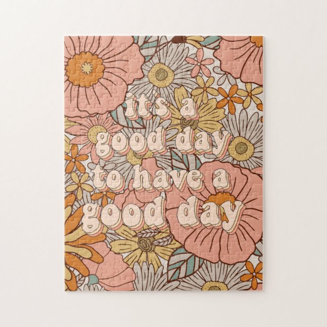 Es un buen día para tener un buen rompecabezas ret (Vertical)