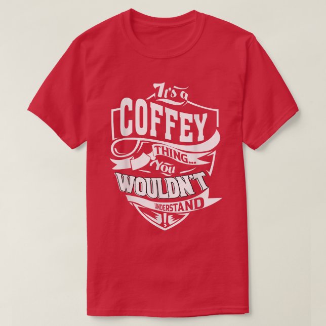 Es un café regalo camiseta 5407 (Diseño del anverso)