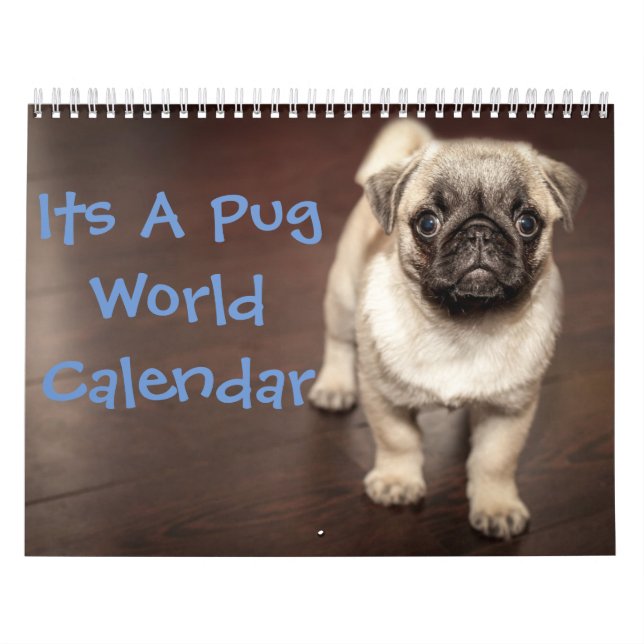Es un calendario de pug (Tapa)