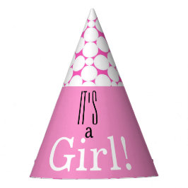 ¡Es un Chica! Gorra Fiesta de Baby Shower