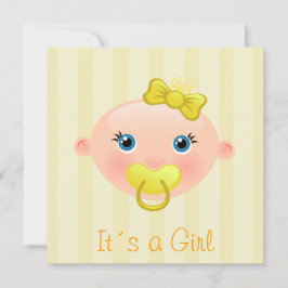 Es un Chica - Invitación a Baby Shower