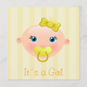 Es un Chica - Invitación a Baby Shower