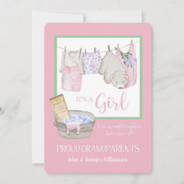 Es un Chica - Invitación de abuelos orgullosos