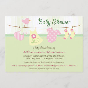 ¡Es un Chica! Invitación de Baby Shower en línea d
