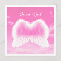 Es un Chica, tarjeta plana, sobre blanco incl.