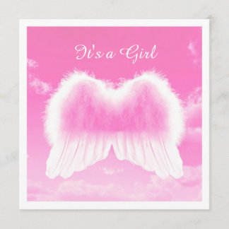 Es un Chica, tarjeta plana, sobre blanco incl.